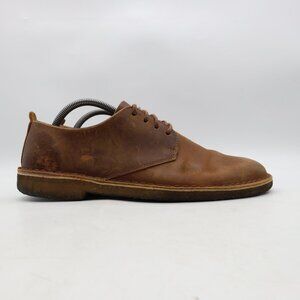 Clarks Originals Desert London Men's Size US 9.5 Shoes Brown Leather Crepe Sole